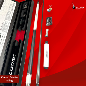 Cơ Bi-a Cuetec Dakota trắng