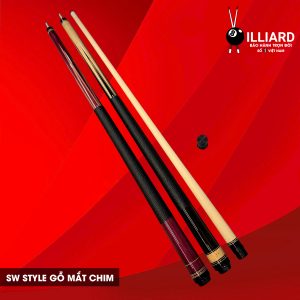 Cơ bida SW Style Gỗ mắt chim